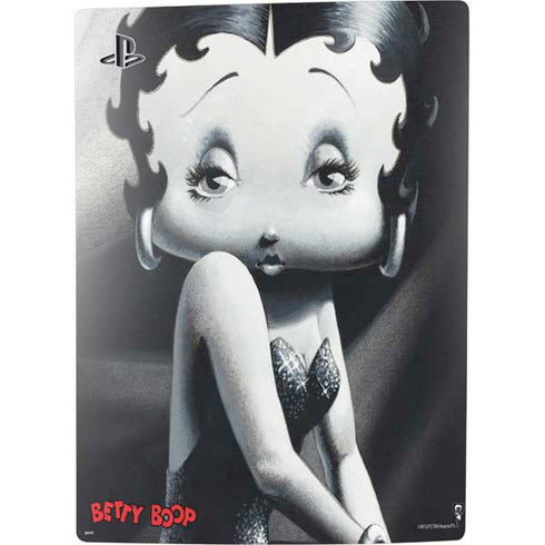 Betty Boop Black and White PS5 Digital Edition Console Skin