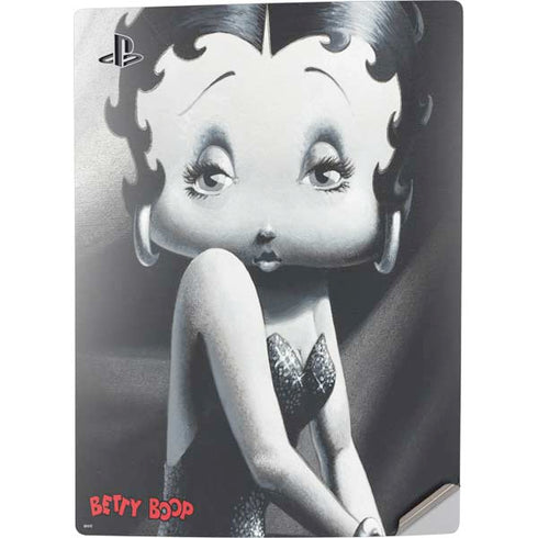 Betty Boop Black and White PS5 Digital Edition Console Skin