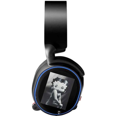 Betty Boop Black and White SteelSeries Arctis 5 Skin