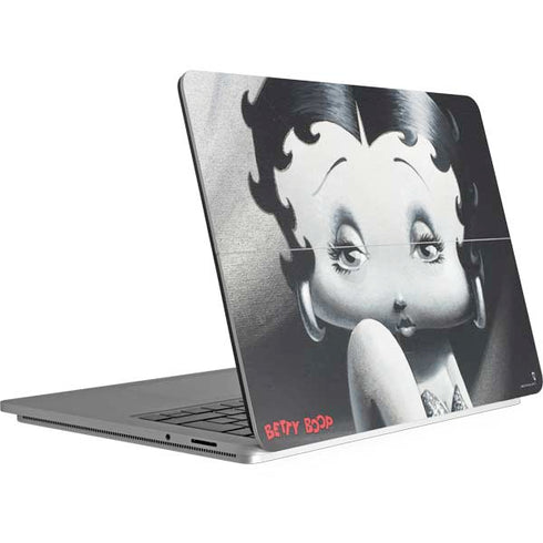 Betty Boop Black and White Surface Laptop Studio Skin