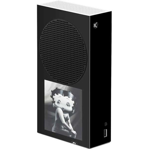Betty Boop Black and White Xbox Series S Console Skin