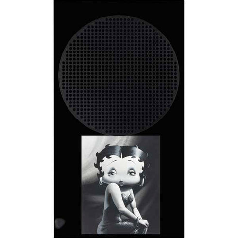 Betty Boop Black and White Xbox Series S Console Skin