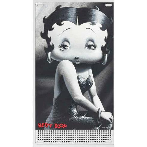 Betty Boop Black and White Xbox Series S Console Skin