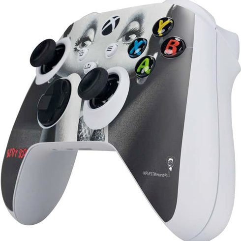 Betty Boop Black and White Xbox Series S Controller Skin