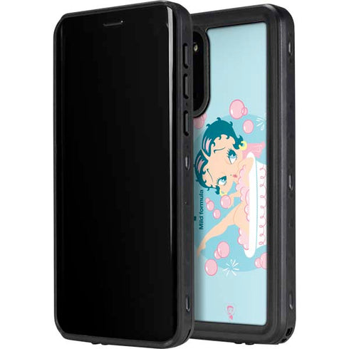 Betty Boop Bubbles Galaxy S20 Plus Waterproof Case