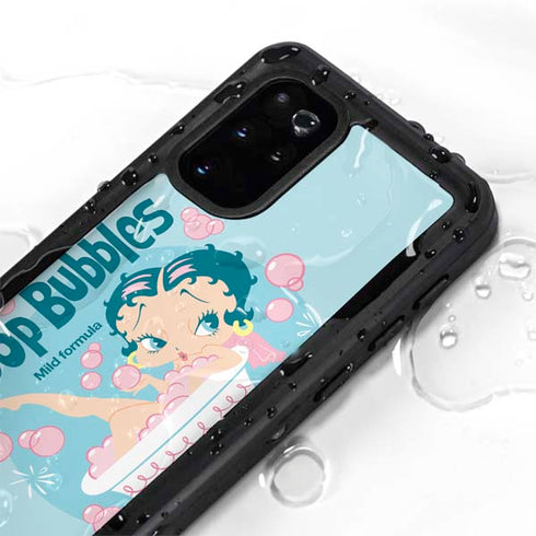 Betty Boop Bubbles Galaxy S20 Plus Waterproof Case