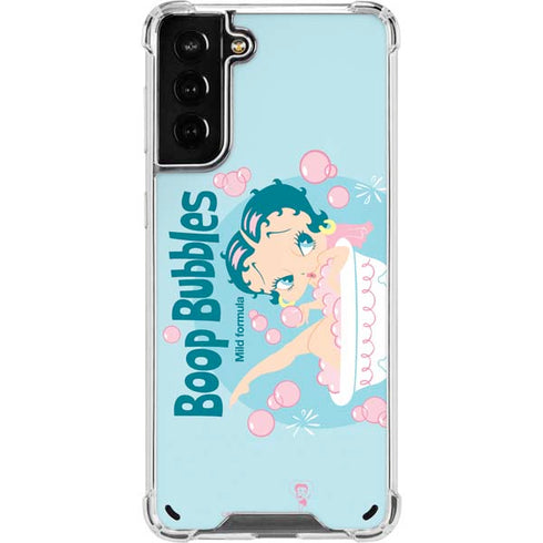 Betty Boop Bubbles Galaxy S21 Plus 5G Clear Case