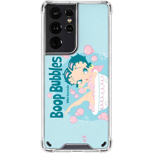 Betty Boop Bubbles Galaxy S21 Ultra 5G Clear Case