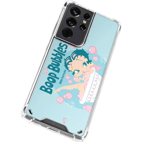 Betty Boop Bubbles Galaxy S21 Ultra 5G Clear Case