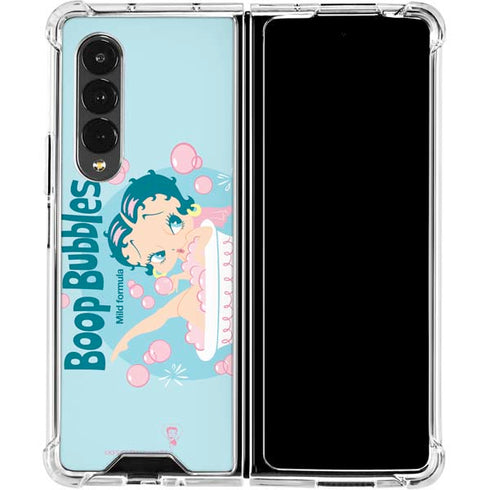 Betty Boop Bubbles Galaxy Z Fold4 5G Clear Case