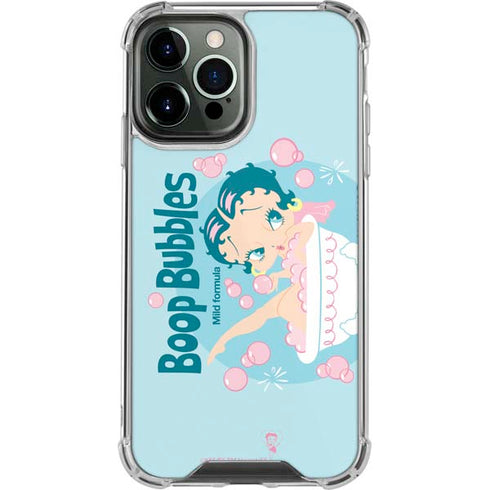 Betty Boop Bubbles iPhone 14 Pro Max Clear Case