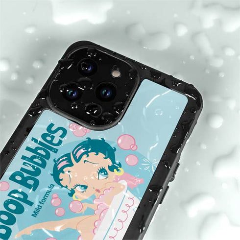 Betty Boop Bubbles iPhone 14 Pro Max Waterproof Case
