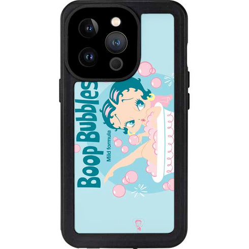 Betty Boop Bubbles iPhone 14 Pro Waterproof Case