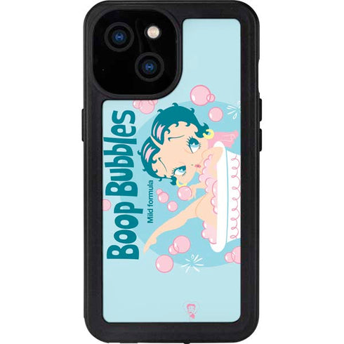 Betty Boop Bubbles iPhone 15 Waterproof Case