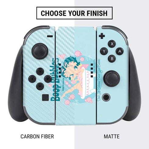 Betty Boop Bubbles Nintendo Switch Bundle Skin