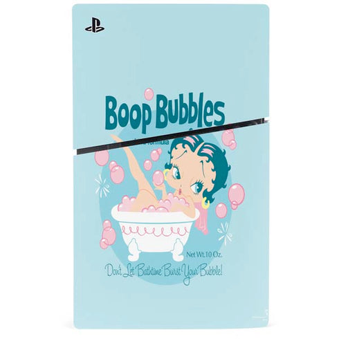 Betty Boop Bubbles PS5 Slim Digital Edition Console Skin