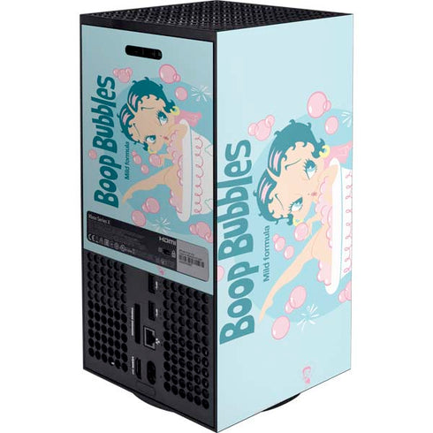 Betty Boop Bubbles Xbox Series X Console Skin
