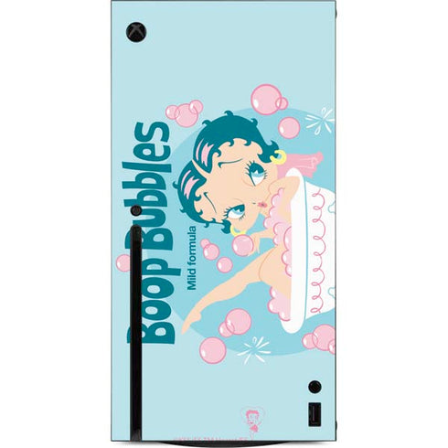 Betty Boop Bubbles Xbox Series X Console Skin