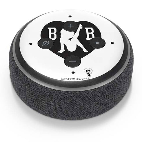 Betty Boop BW Amazon Echo Dot Skin
