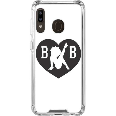 Betty Boop BW Galaxy A30 Clear Case