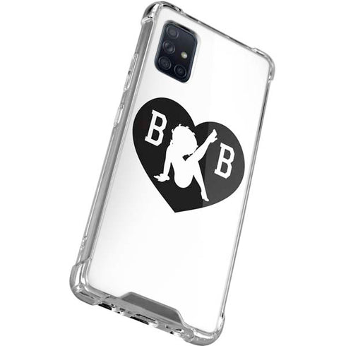 Betty Boop BW Galaxy A71 5G Clear Case