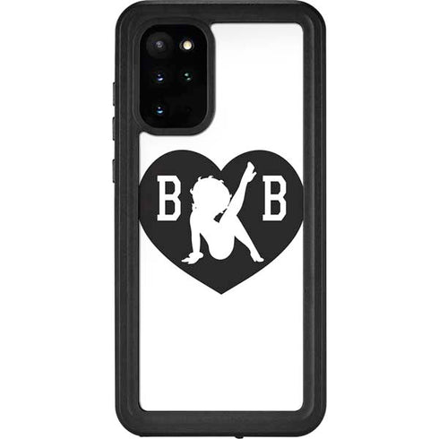 Betty Boop BW Galaxy S20 Plus Waterproof Case