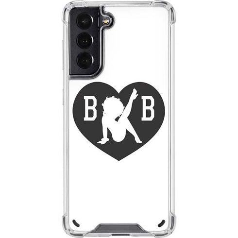 Betty Boop BW Galaxy S21 5G Clear Case
