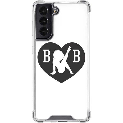 Betty Boop BW Galaxy S22 Clear Case