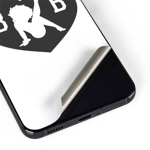 Betty Boop BW Galaxy S22 Plus Skin