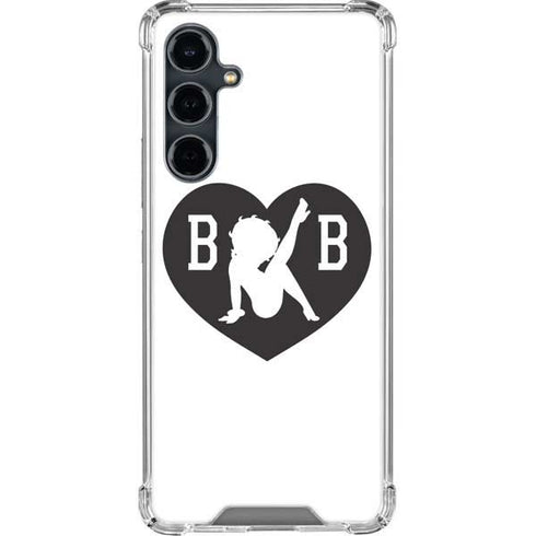 Betty Boop BW Galaxy S23 FE Clear Case