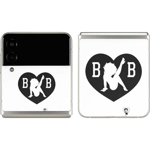 Betty Boop BW Galaxy Z Flip3 5G Skin