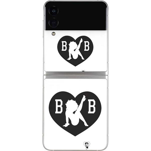 Betty Boop BW Galaxy Z Flip3 5G Skin