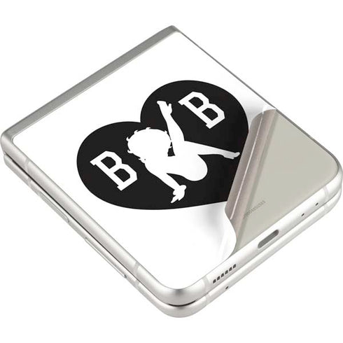 Betty Boop BW Galaxy Z Flip3 5G Skin