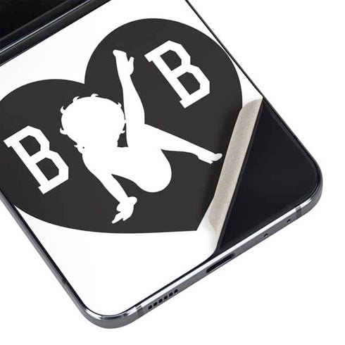 Betty Boop BW Galaxy Z Flip5 5G Skin