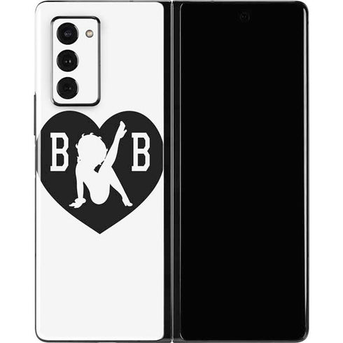 Betty Boop BW Galaxy Z Fold2 5G Skin
