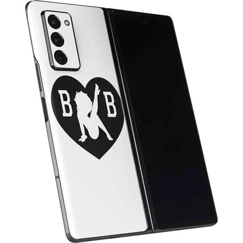 Betty Boop BW Galaxy Z Fold2 5G Skin