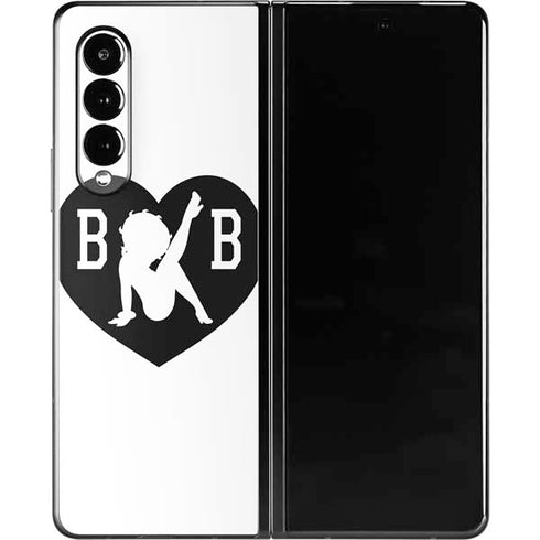 Betty Boop BW Galaxy Z Fold3 5G Skin