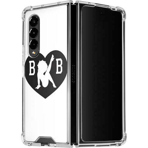 Betty Boop BW Galaxy Z Fold4 5G Clear Case