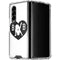 Betty Boop BW Galaxy Z Fold4 5G Clear Case