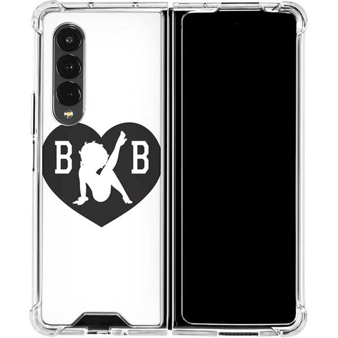 Betty Boop BW Galaxy Z Fold4 5G Clear Case