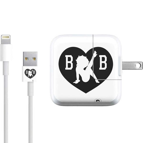 Betty Boop BW iPad Charger (10W USB) Skin