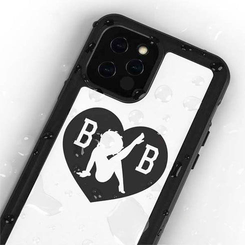 Betty Boop BW iPhone 12 Pro Waterproof Case