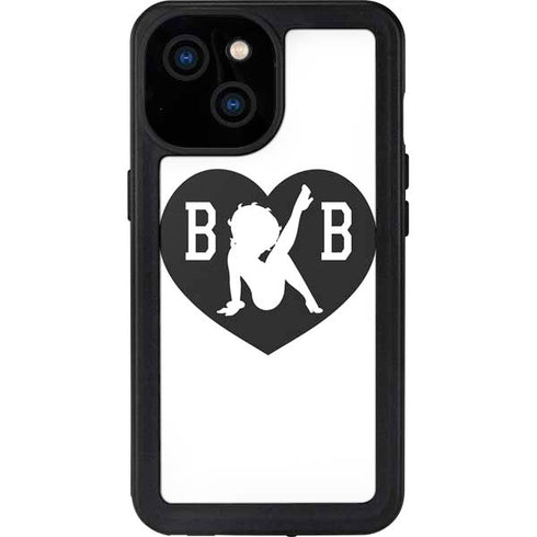Betty Boop BW iPhone 13 Mini Waterproof Case