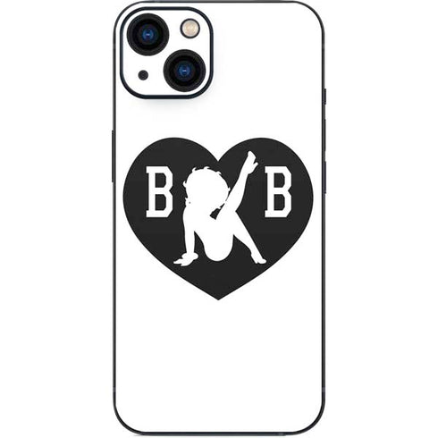 Betty Boop BW iPhone 15 Plus Skin