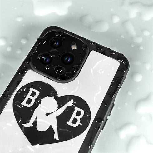 Betty Boop BW iPhone 14 Pro Max Waterproof Case