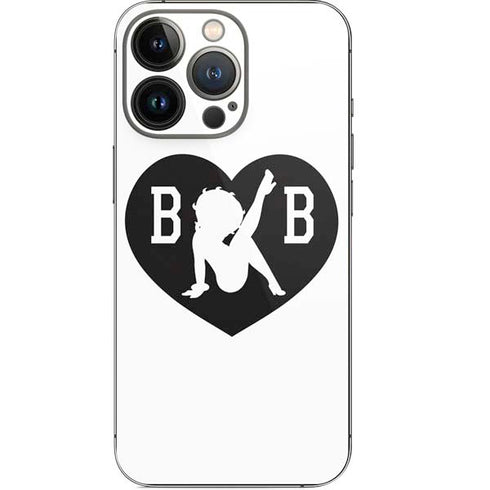 Betty Boop BW iPhone 14 Pro Skin