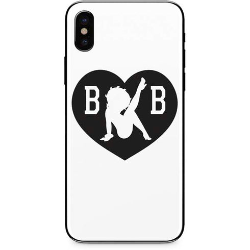 Betty Boop BW iPhone X Skin