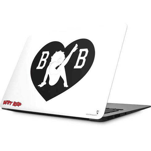 Betty Boop BW Apple MacBook Skin