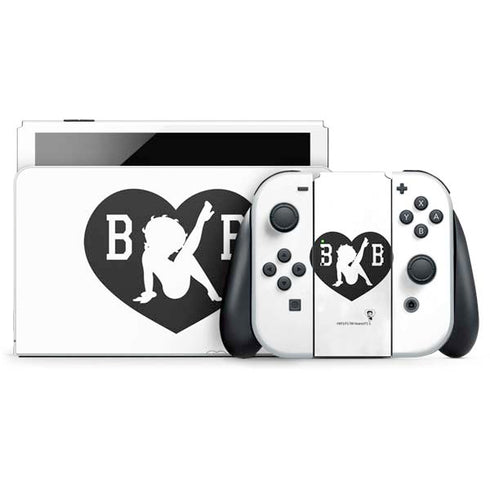 Betty Boop BW Nintendo Switch OLED (2021) Skin