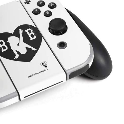 Betty Boop BW Nintendo Switch OLED (2021) Skin